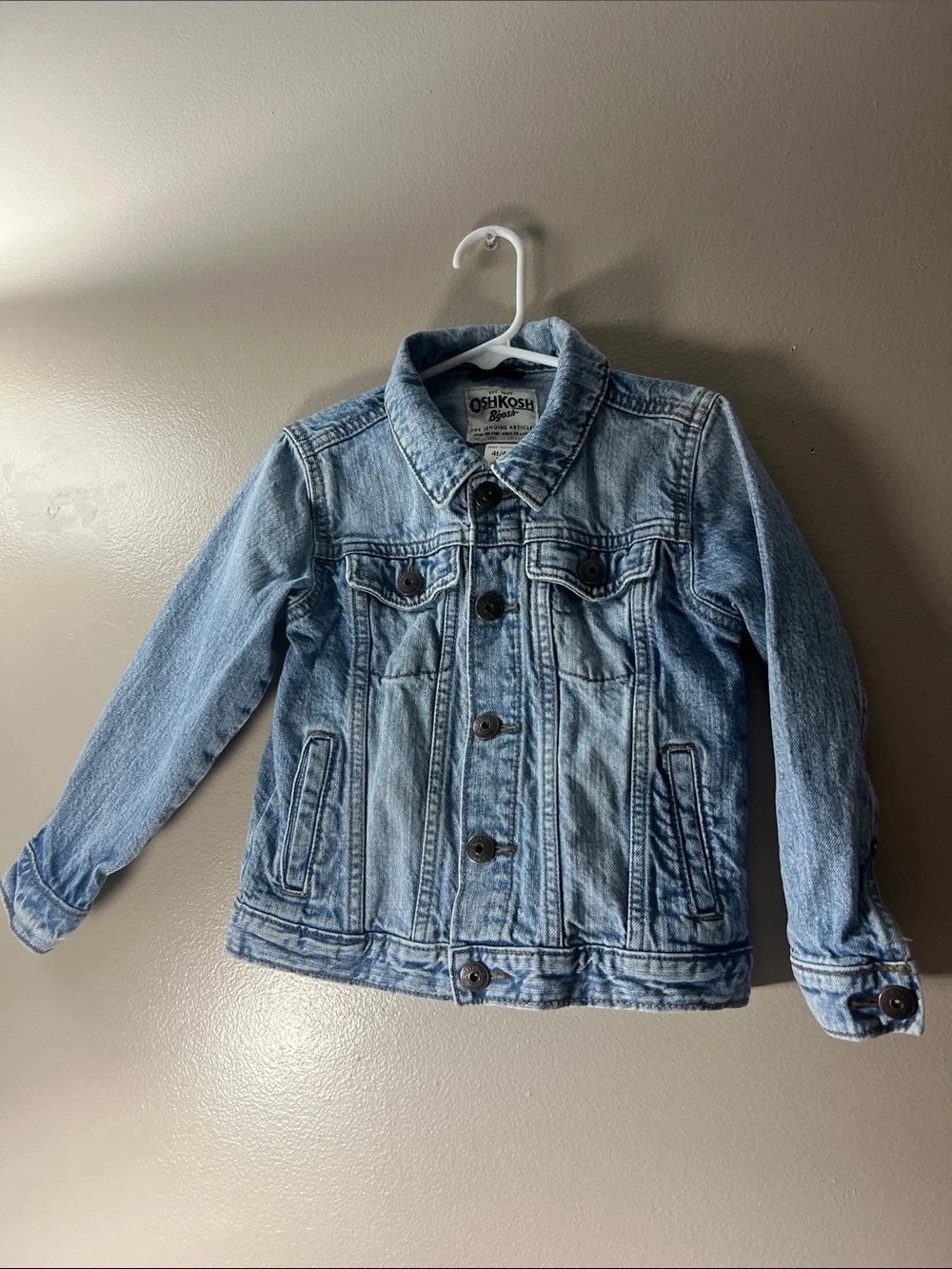 OshKosh B'gosh Classic Light Wash Kids Denim Jacket